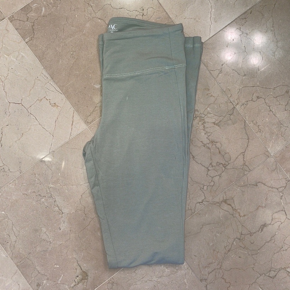 Light Green Pacsun Flared Leggings